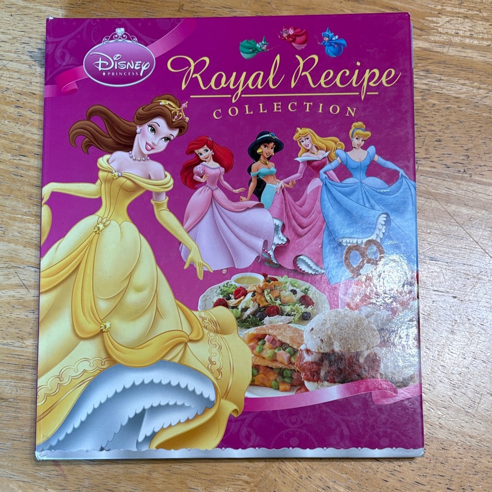 Disney Royal Recipe Collection Book - Pink and Yellow